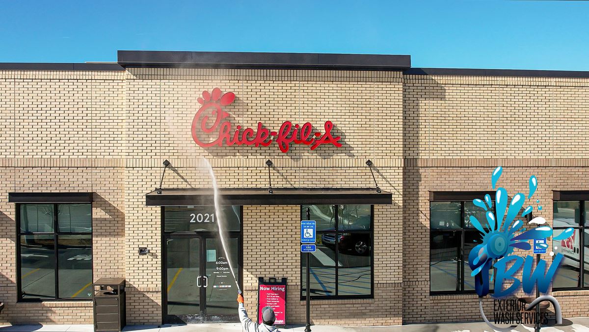 Chick-Fil-A Restaraunt Exterior Cleaning in Pooler, GA