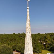 Historic-Church-Steeple-Washing-In-Hinesville 4