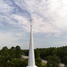 Historic-Church-Steeple-Washing-In-Hinesville 1