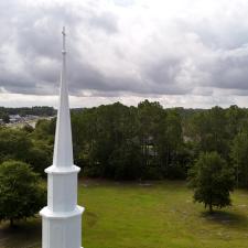 Historic-Church-Steeple-Washing-In-Hinesville 0