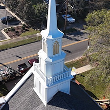 First-Christian-Church-Steeple-Cleaning 0