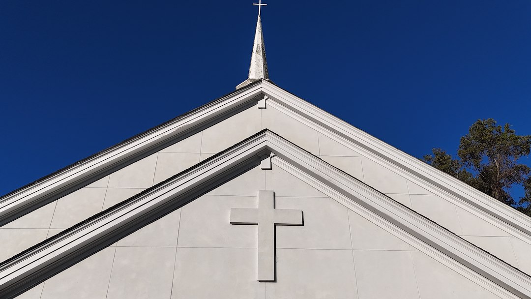 Skidaway Baptist Church Steeple Washing