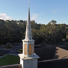 Skidaway-Baptist-Church-Steeple-Washing 5