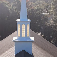 Skidaway-Baptist-Church-Steeple-Washing 0